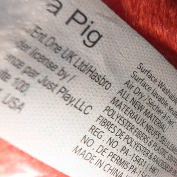 Peppa Pig Large Holiday Plush Stuffed Animal 15", New - Picture 6 of 6